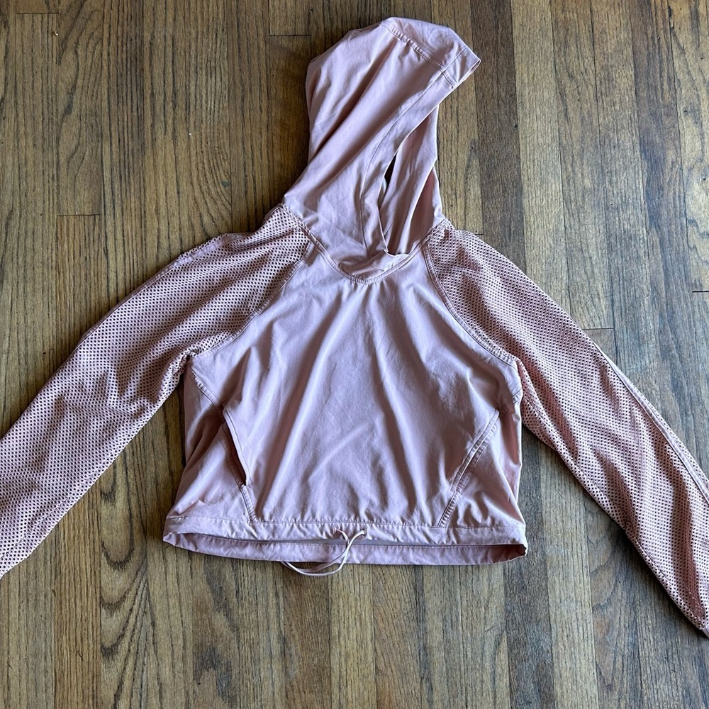 Athleta Pink Hooded Jacket